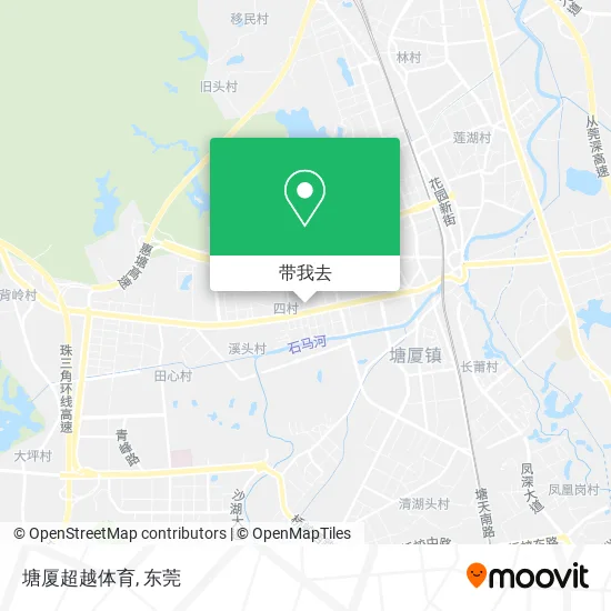 塘厦超越体育地图