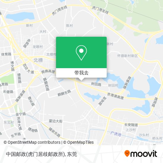 中国邮政(虎门居歧邮政所)地图