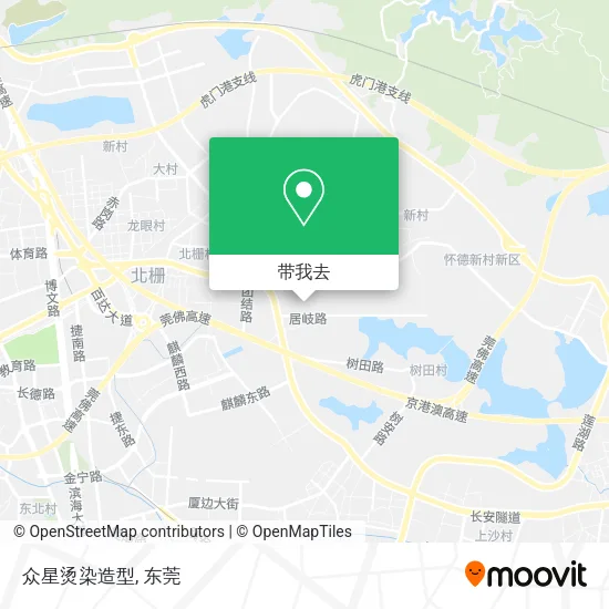 众星烫染造型地图