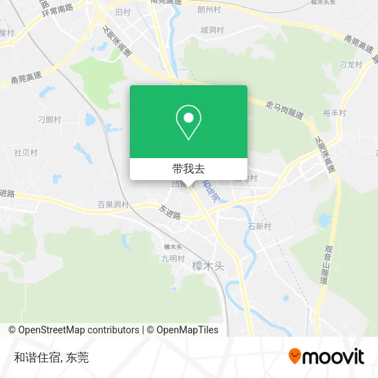 和谐住宿地图