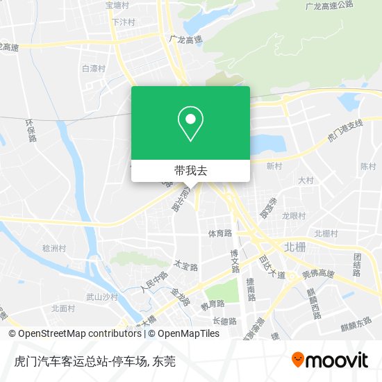 虎门汽车客运总站-停车场地图
