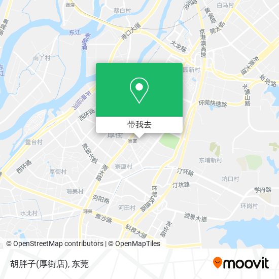 胡胖子(厚街店)地图