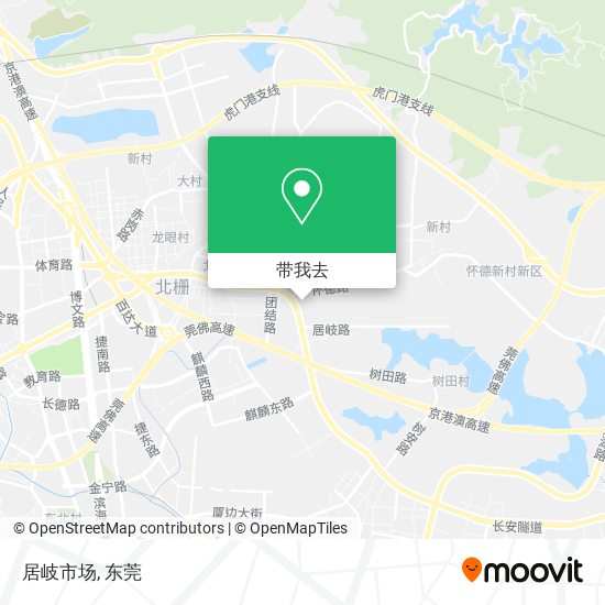居岐市场地图