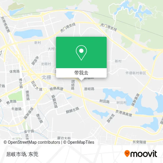 居岐市场地图