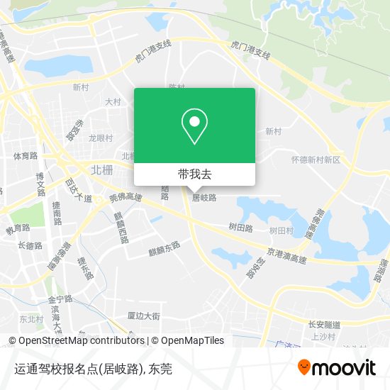 运通驾校报名点(居岐路)地图