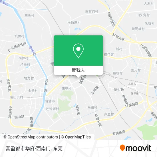 富盈都市华府-西南门地图