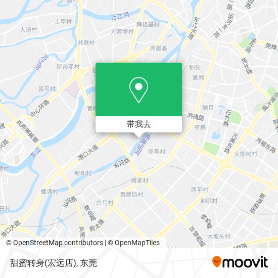 甜蜜转身(宏远店)地图