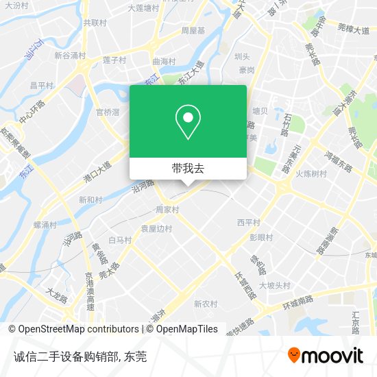 诚信二手设备购销部地图