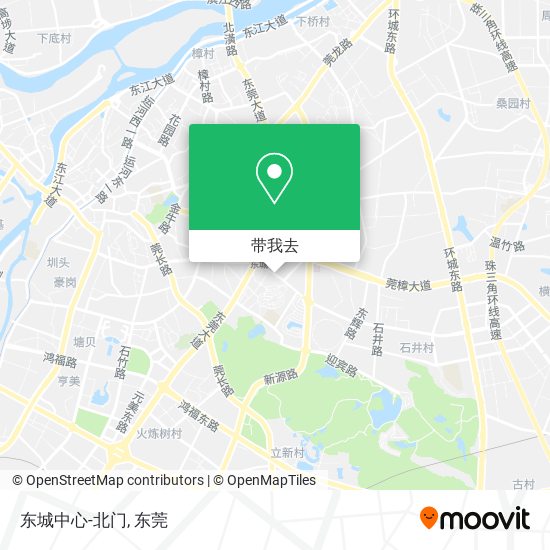 东城中心-北门地图
