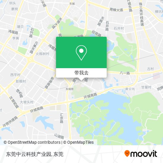 东莞中云科技产业园地图