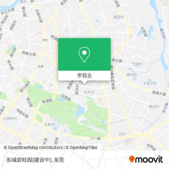 东城碧桂园(建设中)地图