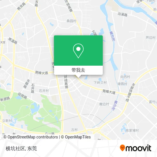 横坑社区地图