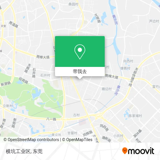 横坑工业区地图