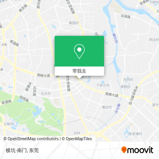 横坑-南门地图