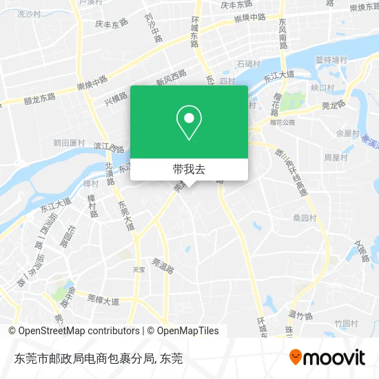 东莞市邮政局电商包裹分局地图