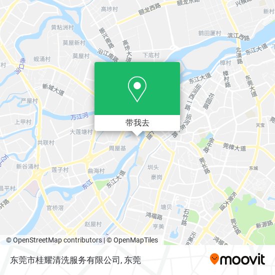 东莞市桂耀清洗服务有限公司地图