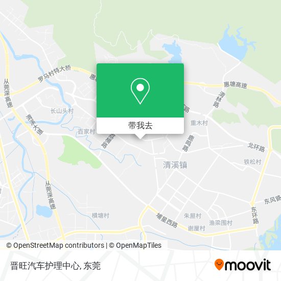 晋旺汽车护理中心地图