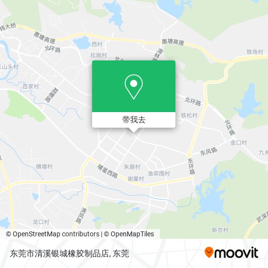东莞市清溪银城橡胶制品店地图