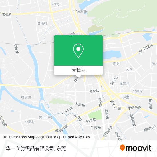 华一立纺织品有限公司地图