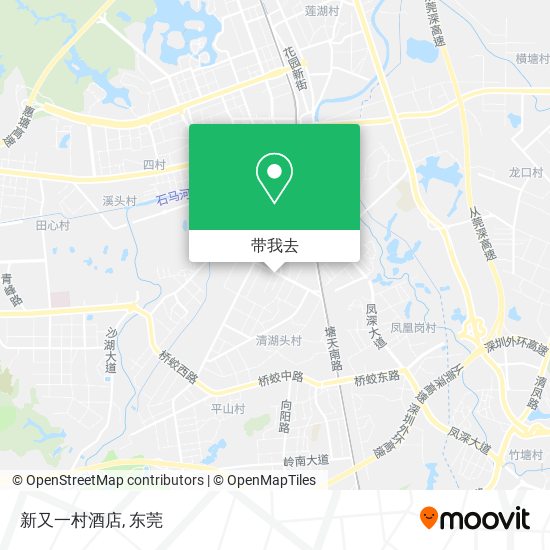 新又一村酒店地图