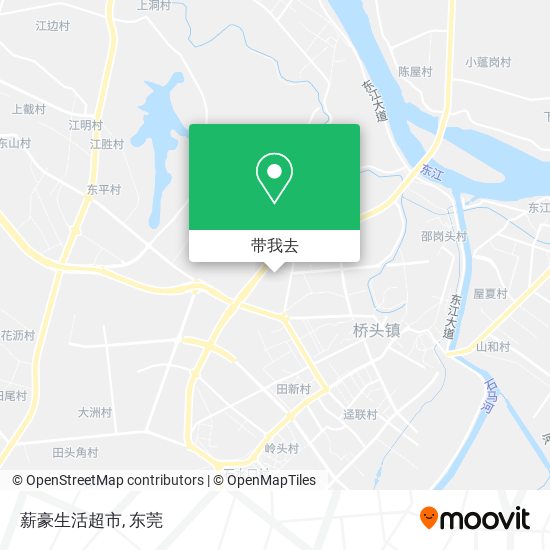 薪豪生活超市地图