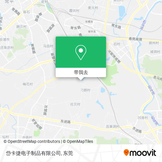 岱卡捷电子制品有限公司地图