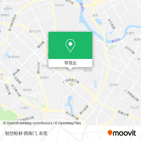 朝岱鞋材-西南门地图