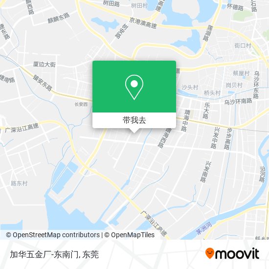 加华五金厂-东南门地图