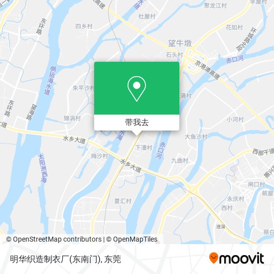 明华织造制衣厂(东南门)地图
