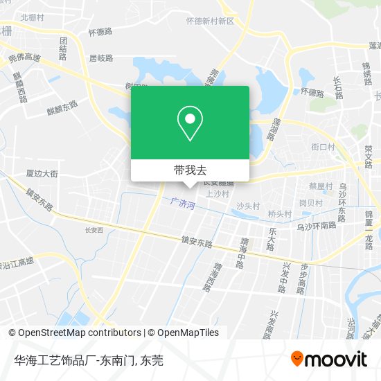 华海工艺饰品厂-东南门地图