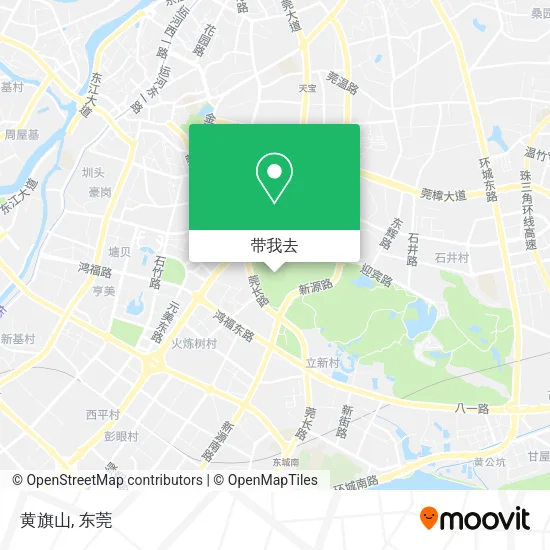 黄旗山地图