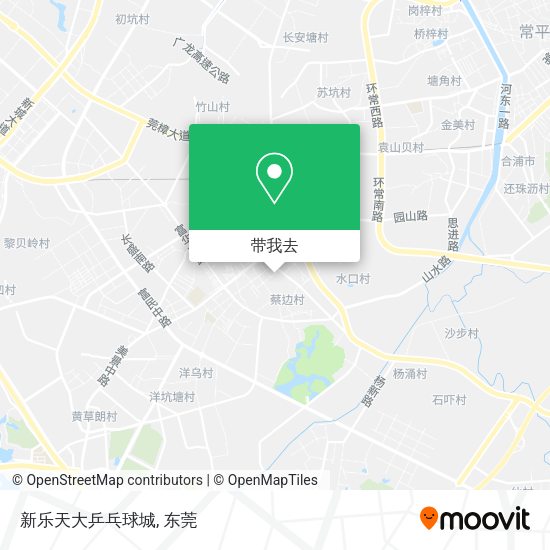 新乐天大乒乓球城地图