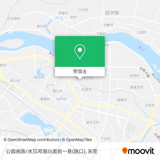 公园南路/水贝邓屋白面前一巷(路口)地图