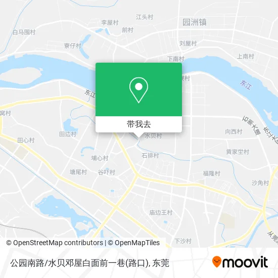 公园南路/水贝邓屋白面前一巷(路口)地图