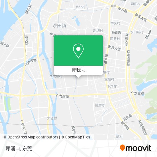 屎涌口地图