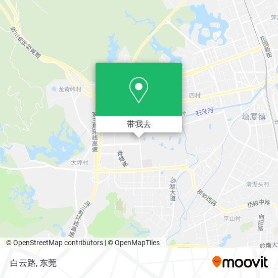 白云路地图