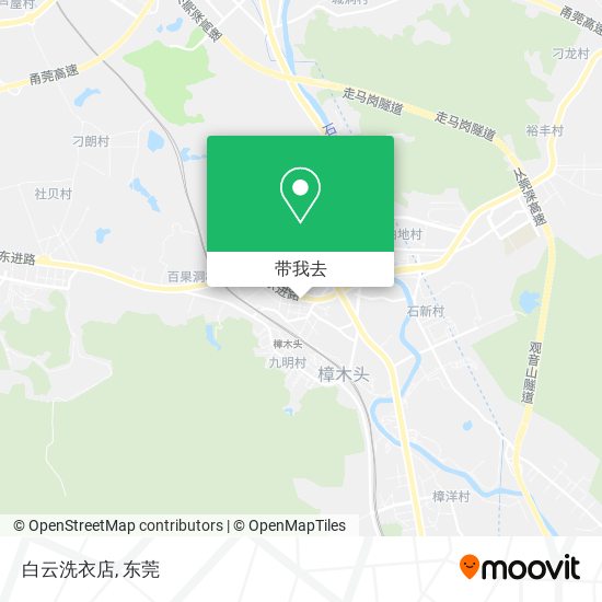 白云洗衣店地图