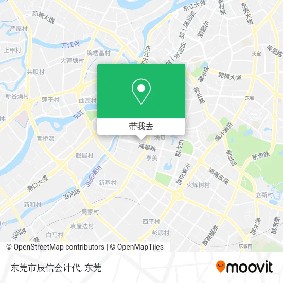 东莞市辰信会计代地图