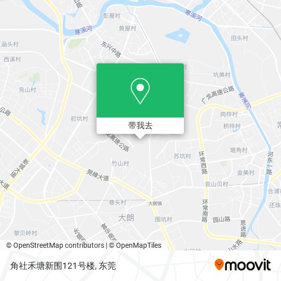 角社禾塘新围121号楼地图