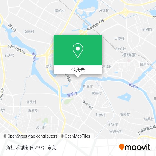 角社禾塘新围79号地图