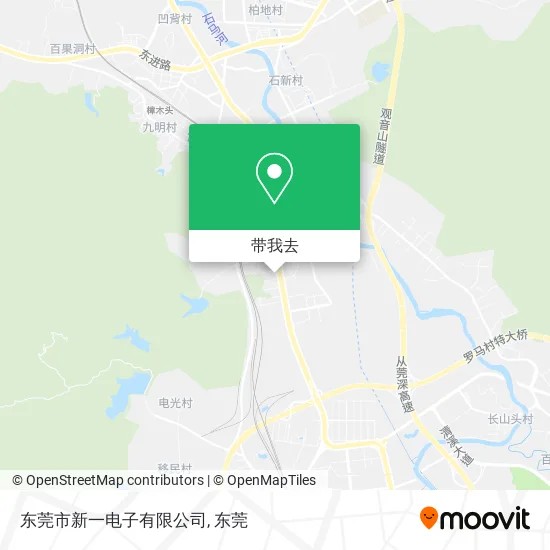 东莞市新一电子有限公司地图
