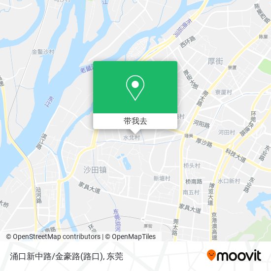 涌口新中路/金豪路(路口)地图