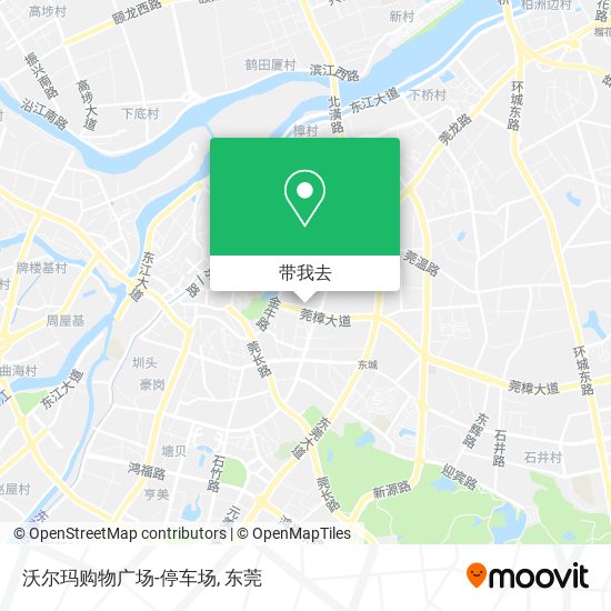 沃尔玛购物广场-停车场地图