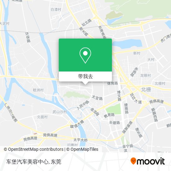 车堡汽车美容中心地图