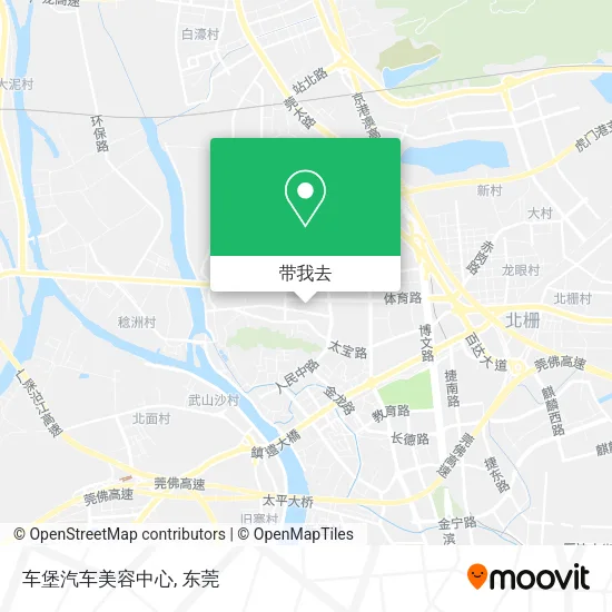 车堡汽车美容中心地图