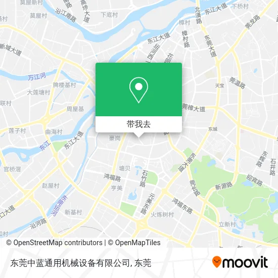 东莞中蓝通用机械设备有限公司地图