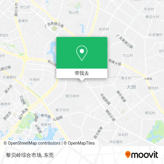 黎贝岭综合市场地图