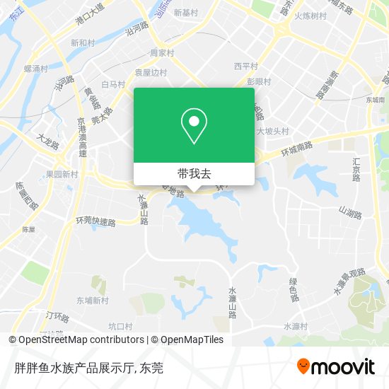 胖胖鱼水族产品展示厅地图