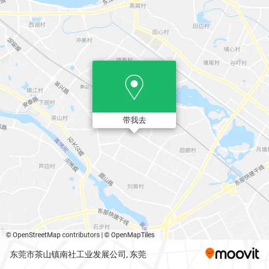 东莞市茶山镇南社工业发展公司地图