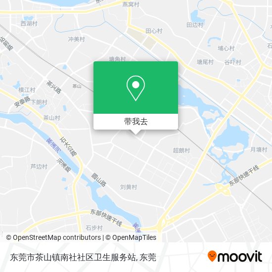 东莞市茶山镇南社社区卫生服务站地图